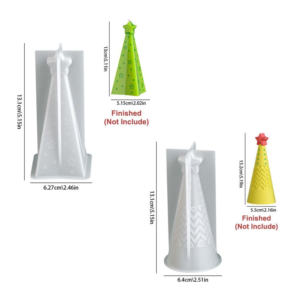 Epoxy Resin Soap Ornament Mold Silicone Candle Making Kit New Cake Resin Mold  Xmas Decor