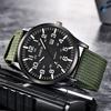 Watch Men's Nylon Strap Sports Calendar Quartz Watch