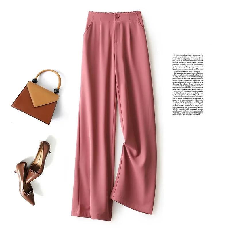 Women Flared Pants High Waist Plus Size Loose Casual Long Trousers Spring Autumn Fashion Women Bottoms Baggy Pants