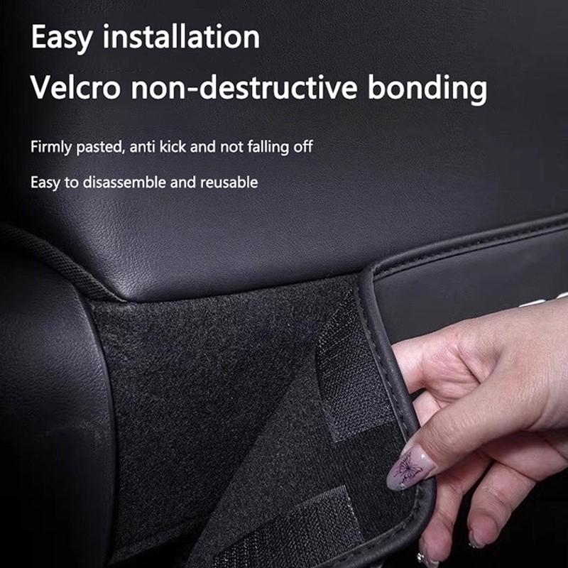 Car Seat Back Anti Kick Pad Mats Cover for Toyota Camry Chr Corolla Rav4 Yaris Prius Hybrid Prado Fortuner Hilux Auris Accessory