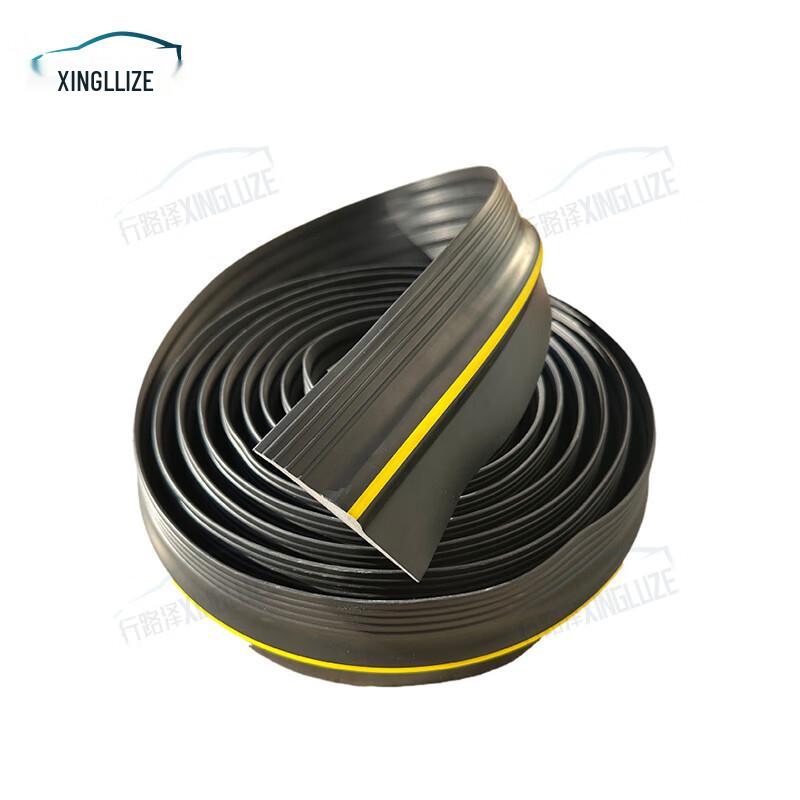 Garage Door Bottom Rubber Seal Strip with Yellow Line