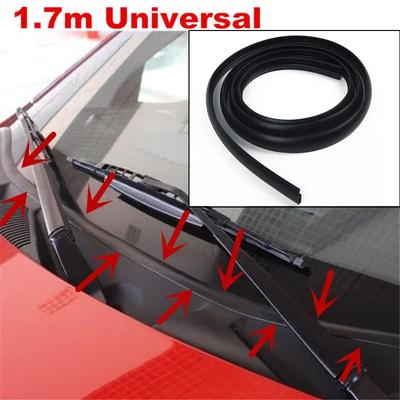 Tira de Vedação para Carro Tira de Vedação para Carro Acessórios Peças 1,7 Metros Painel Decorativo Montado Preto Protetor
