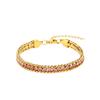 Women's Titanium Steel Multi-color Zircon Bracelet - Luxurious, Versatile, and Fade-resistant
