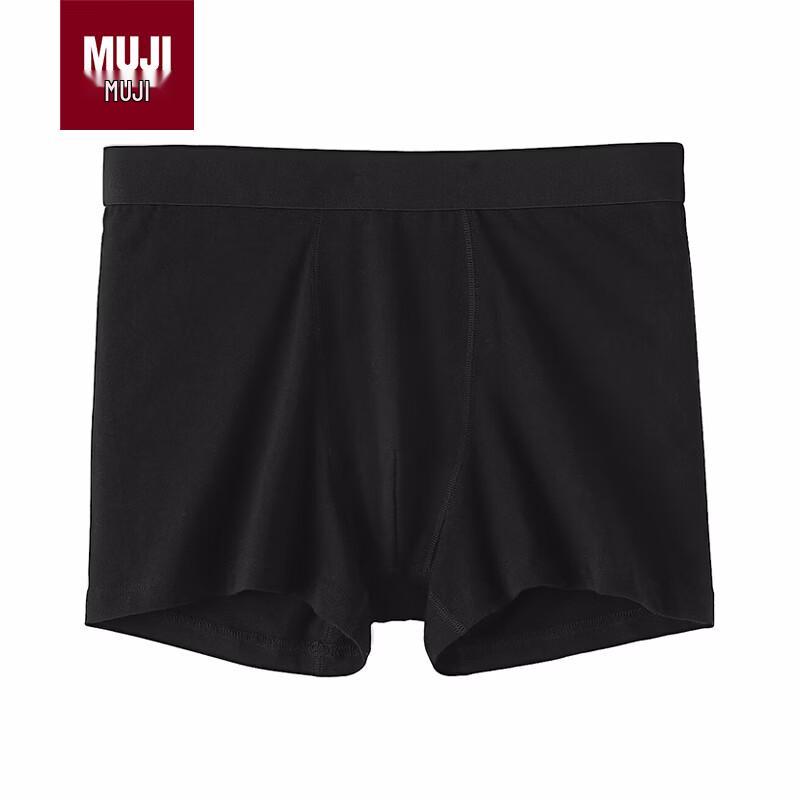 MUJI Men s Cotton Jersey Open Fly Boxer Briefs L