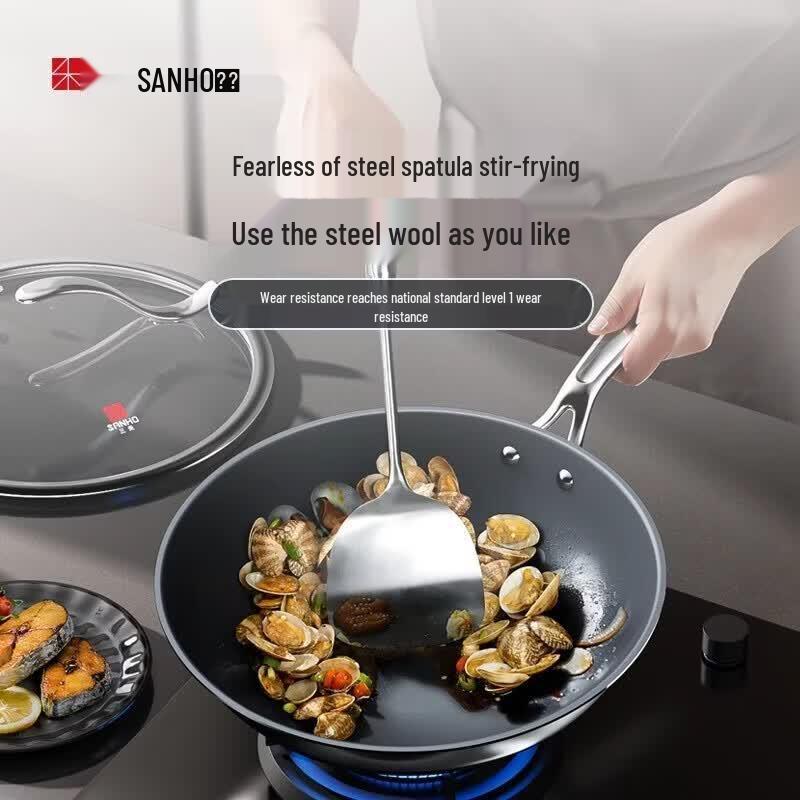 Sanhe 0-Coating Pure Titanium Non-stick Pot