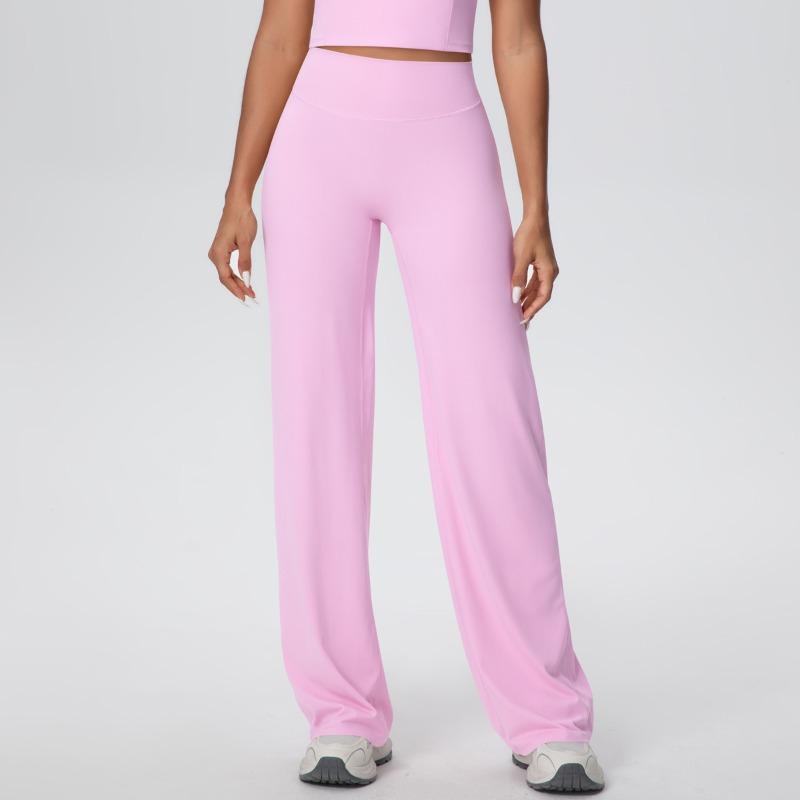 Naked tight yoga pants high waist hip lift straight pants loose and thin outdoor sports running fitness trousers