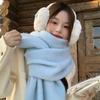 Solid color thickened lengthened scarf women's autumn and winter new Korean version winter student versatile shawl scarf pink