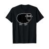 Sheep That Is Black Funny Jokes Sarcastic T Shirt Vintage Washed Fashion Versatile Stylish Top For Everyday Wear
