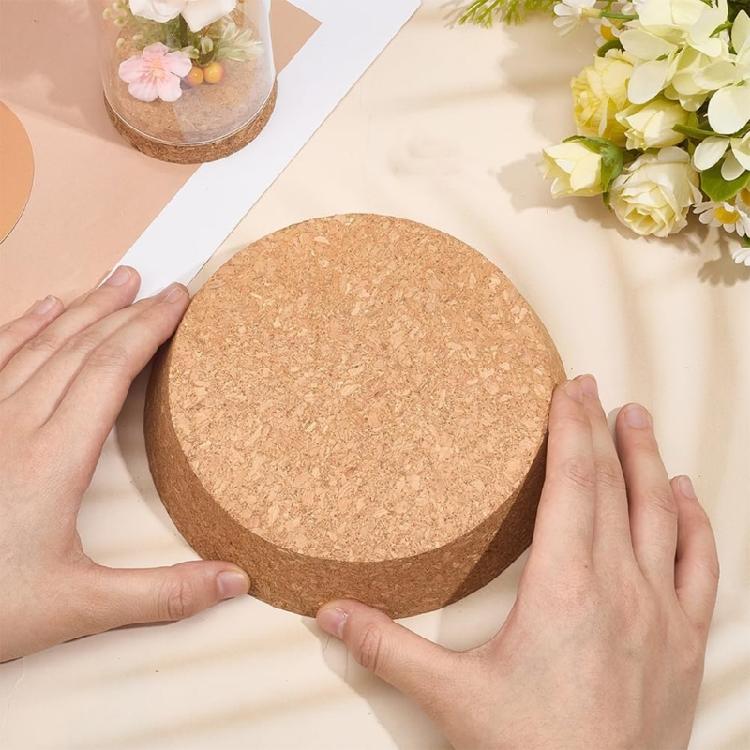 2Pcs Cork Bottle Stoppers Tapered Cork Plugs Cork Canning Jar Lids Wood Tapered Cork Plugs Wooden Home Brewing