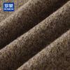 ROMON Men's 100% Pure Wool Round Neck Thick Sweater