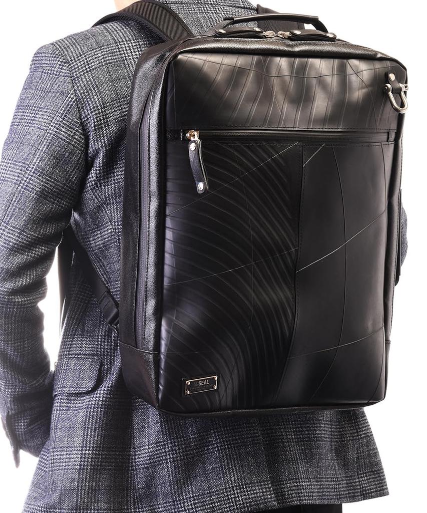 Morino Canvas x SEAL Waterproof 2WAY Business Backpack Rucksack Rucksack Backpack Slim 2way 15 inch PC Laptop Back Multifunctional Waterproof Water