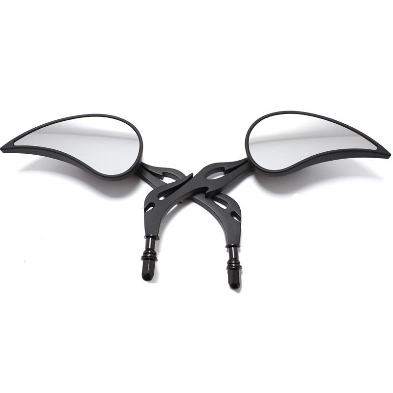 

Боковые зеркала заднего вида M8 для мотоцикла Teardrop для Harley Touring Sportster Road King Cruiser Choppers, вид сзади CB187