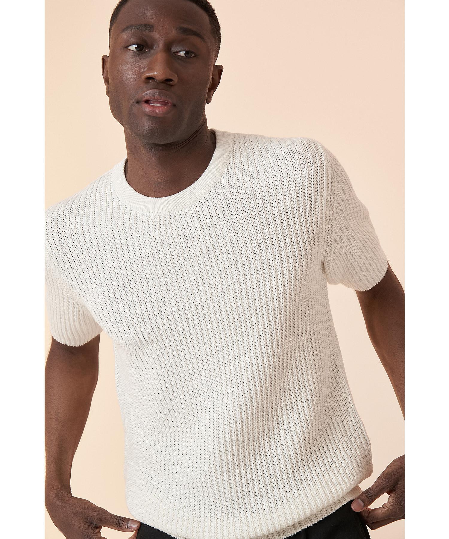 Iolo Organic Cotton Half Crew Neck_Ivory Ivory/M