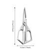 Rust-proof Poultry Scissor Thickened Chicken Bone Shear Kitchen Cutting Tool Kitchen Scissor  Nut