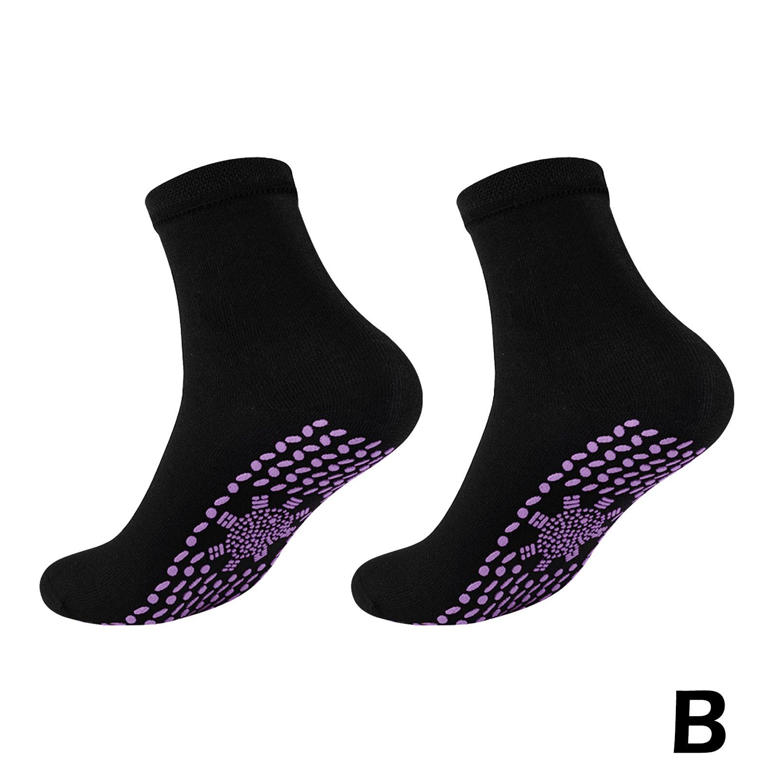 1 пара мужских и женских нескользящих самонагревающихся носков — фото 3