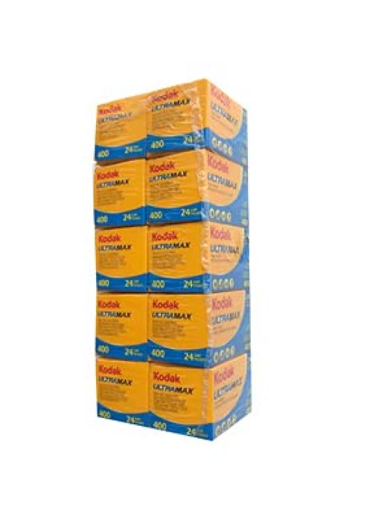 Kodak ULTRAMAX 400 Color Negative 24 Pack of 10 Film, 35mm, Exposures,