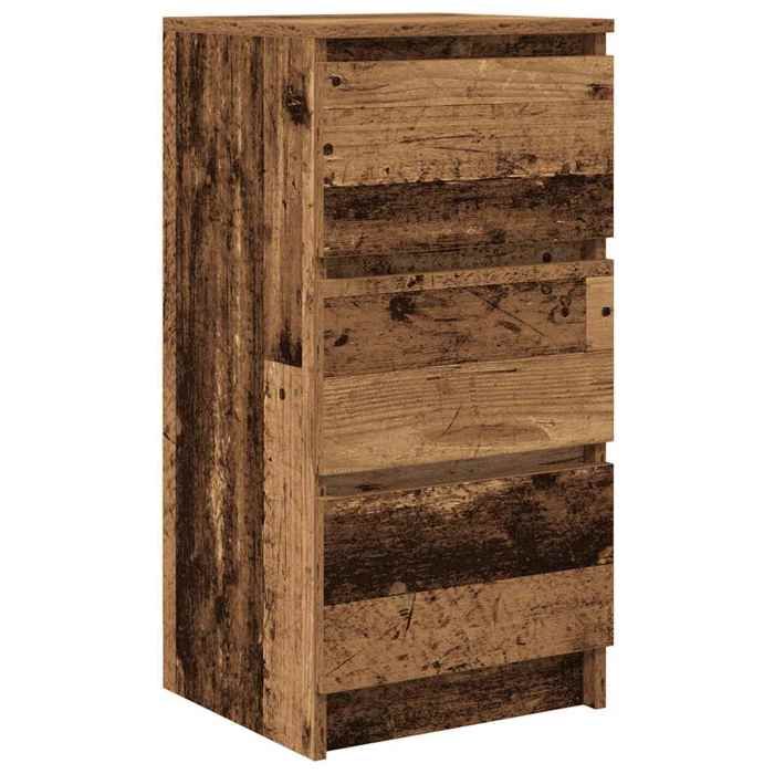 VidaXL Buffet vieux bois 37,5x35x76 cm bois d'ingénierie 861731