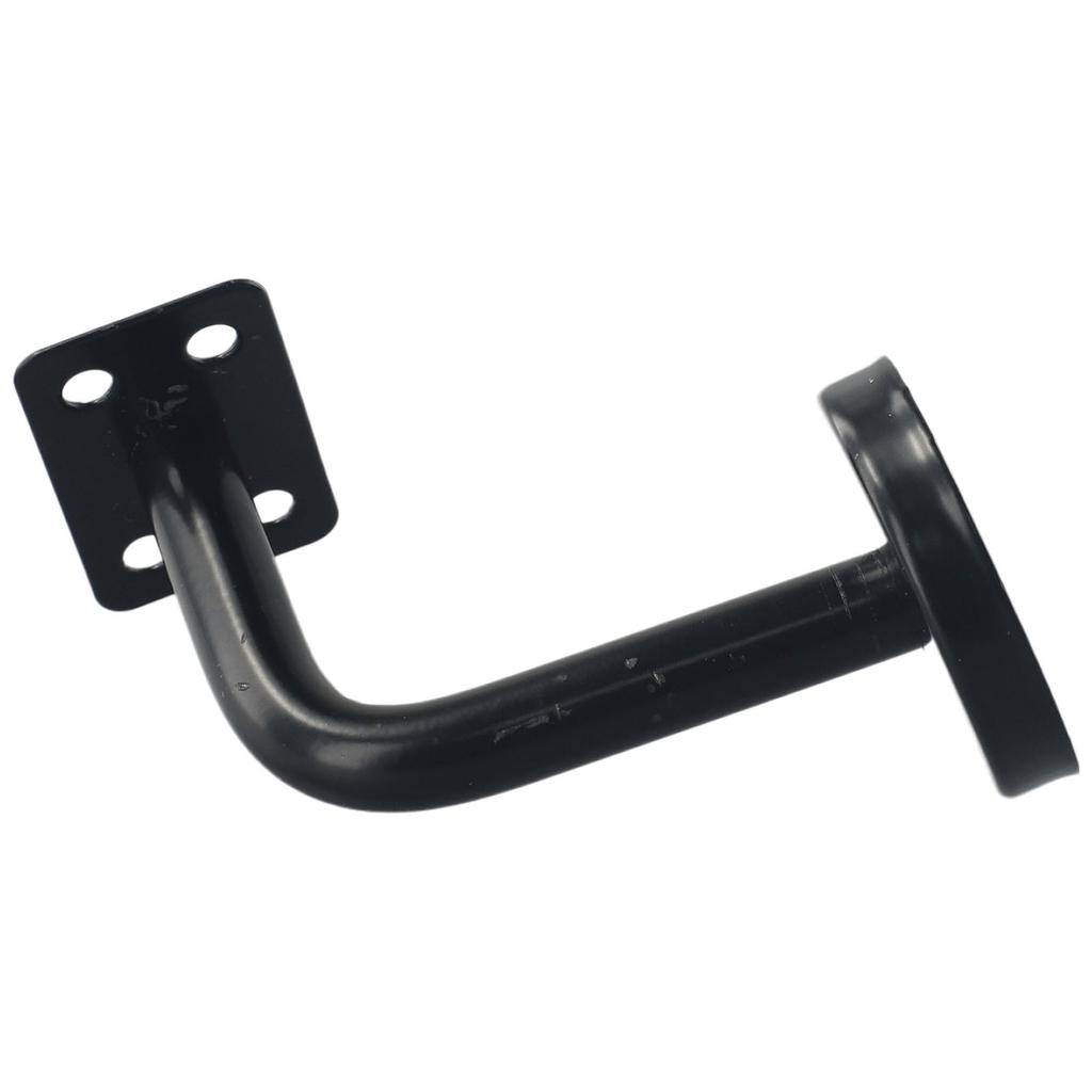 Coordinated Black Stair Handrail Wall Bracket Bannister Support Rail Balustrade