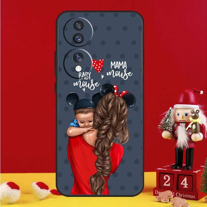 Beautiful Mother Daughter Son Case For Honor X8a X9a X7a X6a X6 X7 X8 X9 X8b X9b 90 70 50 Magic 5 Pro Magic 6 Lite Cover