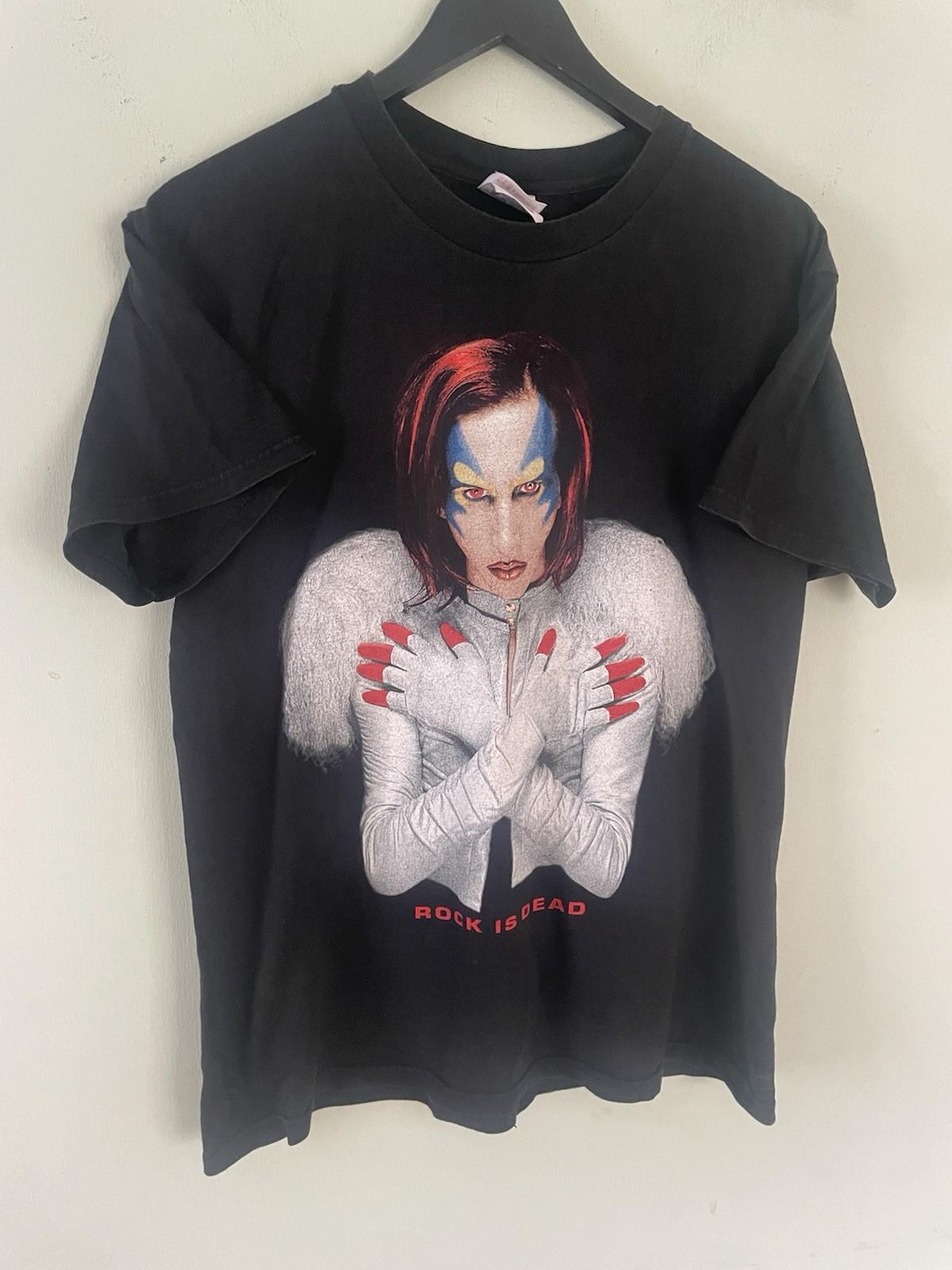 Винтажная футболка Marilyn Manson Omega And The Mechanical Animals Размер M XXXL