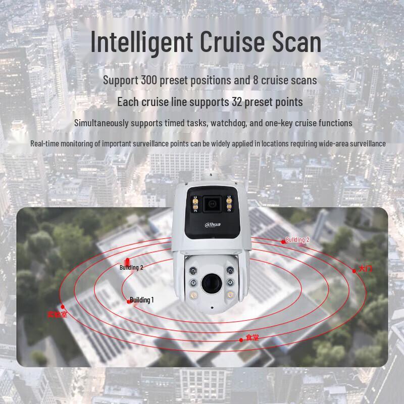 Dahua 2MP Starlight IP66 PTZ Network Camera CN Plug (adapter Included)