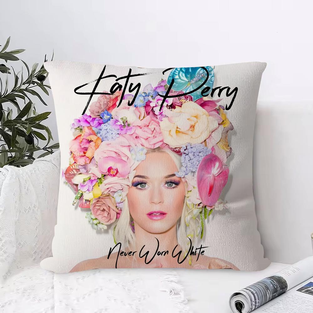 Poszewka na poduszkę Singer K-Katy P-Perry Album Bardzo Miękka Tkanina Przyjazna dla Skóry Komfort Jak Chmura i Ukryty Zamek Błyskawiczny
