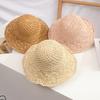 Summer Woven Straw Hat With Wide Brim For Adults And Kids Sun Protection Beach Vacation