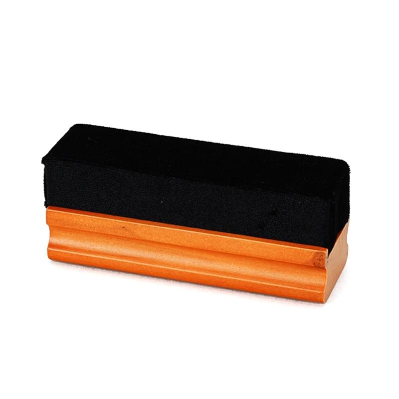 Ultra-Soft Vinyl Record Brush Anti-Static Vinyl Record Cleaner Wood Handle Perfectly Flat Velvet Brush Dust Remover