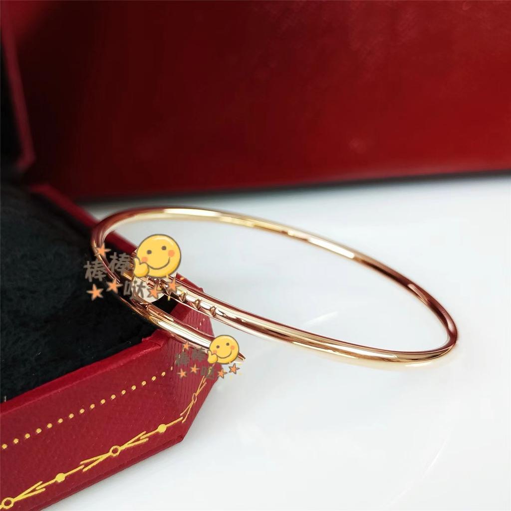 Kajia Nagelarmband Dick vergoldet 18 Karat Gold Glänzendes Armband Voll mit Diamanten Kopf und Schwanz Diamant Schmuck Für Männer und Frauen Geometrie