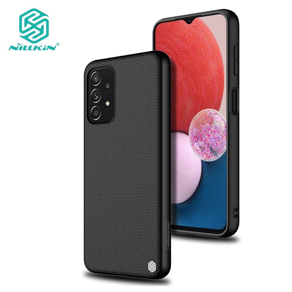 

Nillkin Роскошный текстурированный чехол для телефона Samsung A13 4G Чехол Против отпечатков пальцев Свет Нейлоновое волокно Нескользящая ударопрочная задняя крышка