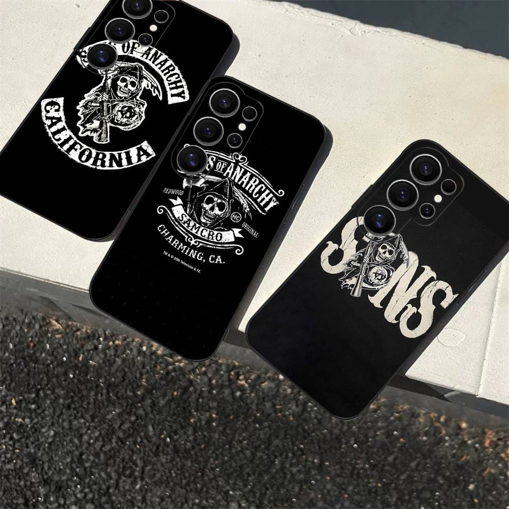 Sons Of Anarchy TV Phone Case For Samsung S 24 Fe 25 Ultra Plus 20 Lite 21 30 22 23 24 22 Ultra 5G Fundas