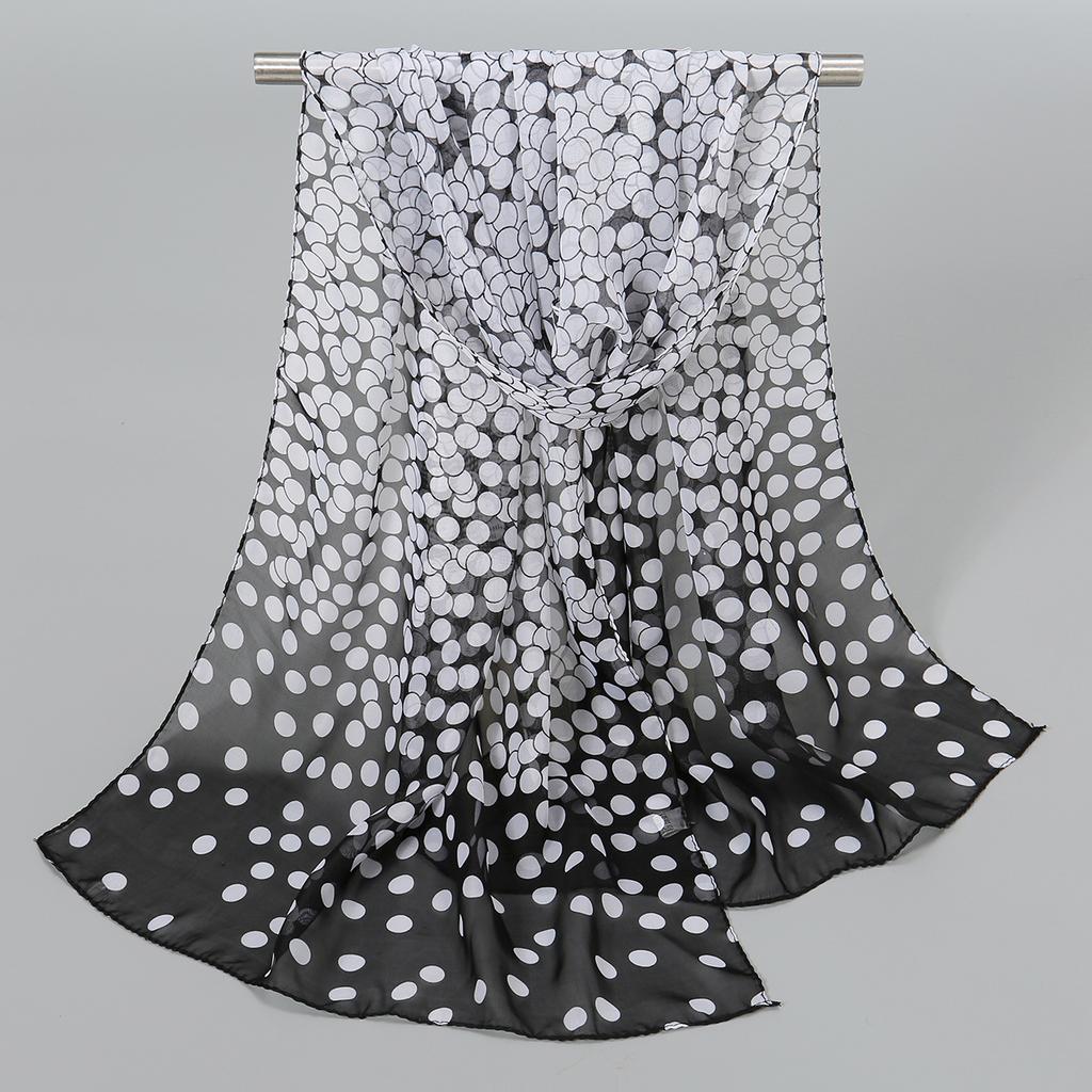 Spring Printed Chiffon Scarf Floral Printed Beach Shawl Lightweight Neck Scarf Summer Neck Sun Protection Scarf Shawl 150*50cm