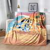 Bluey's Colorful Friends Customize Your Name Blanket Gift Customizable Blanket Ultra-Soft Great for Home Decor Seaside Nap Bedding for All Occasions