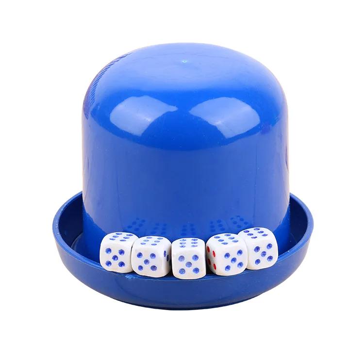 2026 New One-piece set Gaming Dice Set Plastic sieve shake cup tabletop game toys