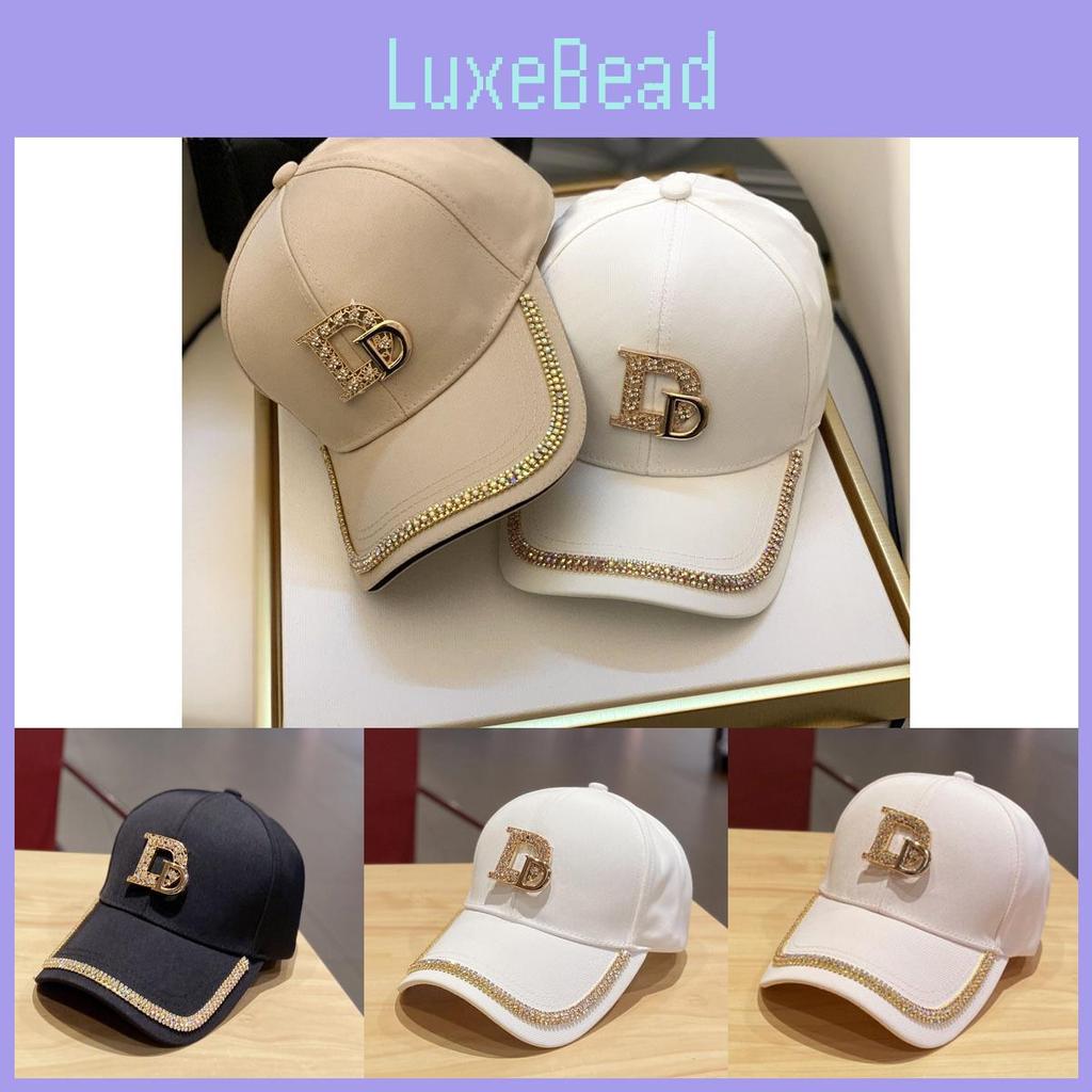 Fashionable Casual New Double D Rhinestone Duck Tongue Hat Spring And Autumn Korean Style Trendy Baseball Cap