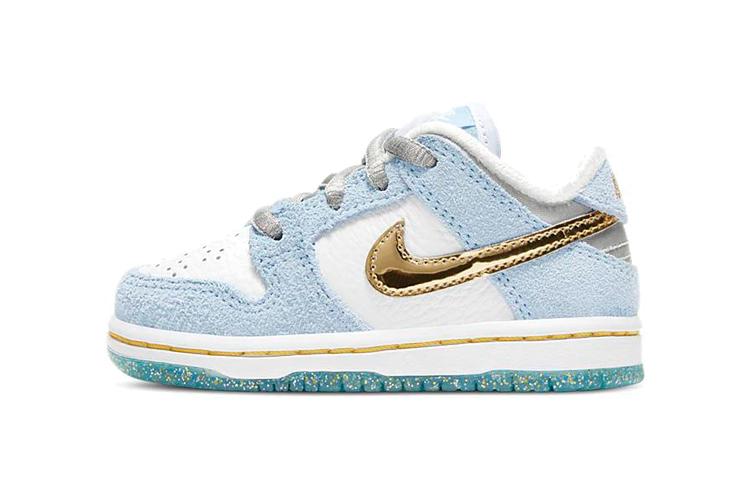 

Nike Kids X Sean Cliver SB Dunk Low Pro QS Td Holiday Special Sneakers DJ2520-400 19.5
