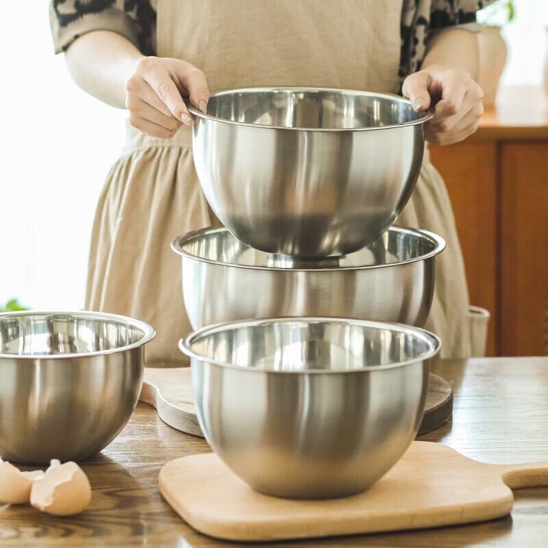 Qiiwei Stainless Steel Deep Mixing Bowl