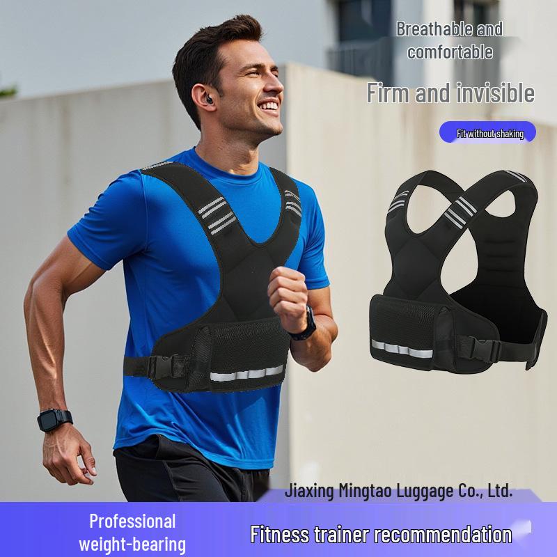 Adjustable Reflective Weighted Vest for Running and Fitness 5KG Adjustable Weight