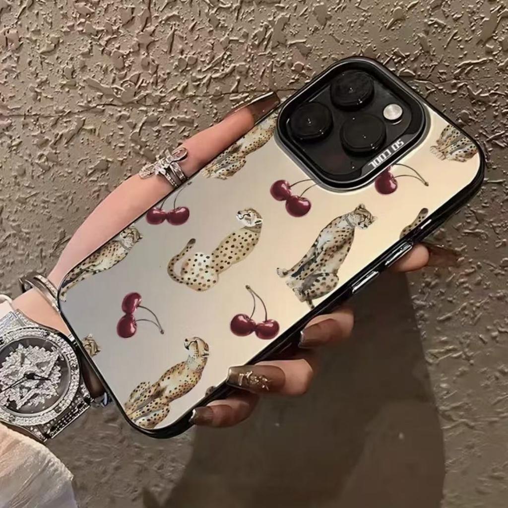 The new cherry is suitable for iphone17 mobile phone case 11 Apple 16promax/15 anti-drop 14pro13 Europe and America 12