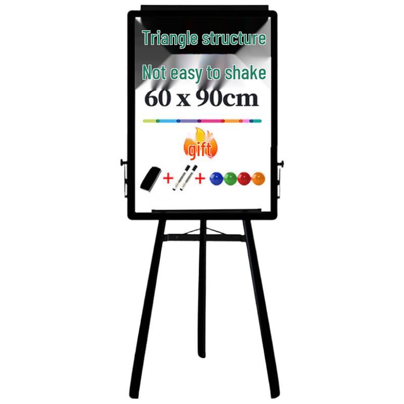 Deli Magnetic Tripod Whiteboard with Paper Clamp