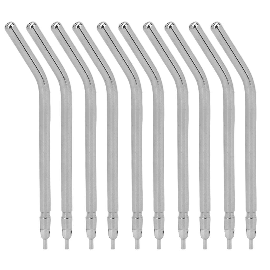 10pcs Dental Air Water Syringe Tip Stainless Steel Teeth Cleaning Air Water Spray Nozzles for