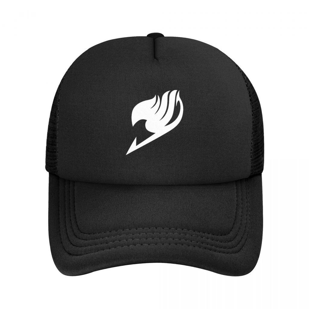 Anime Fairy Tail Baseball Cap for Unisex Women Bulk Snapback Trucker Hats Adjustable Unisex Fishing Mesh-Back Hats