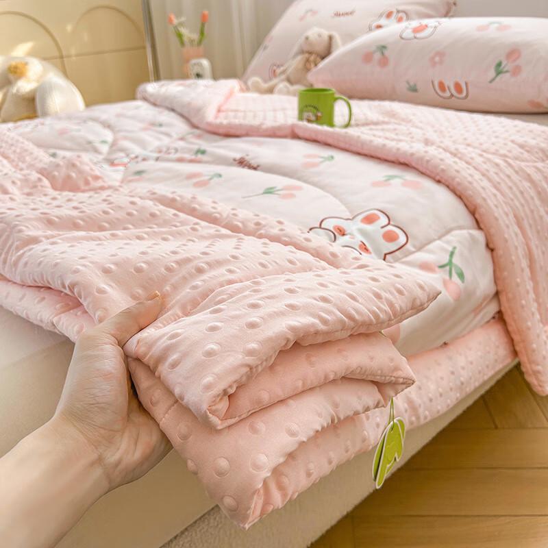 ZuoYouZhuo Class A Double-Layer Gauze Minky Quilt