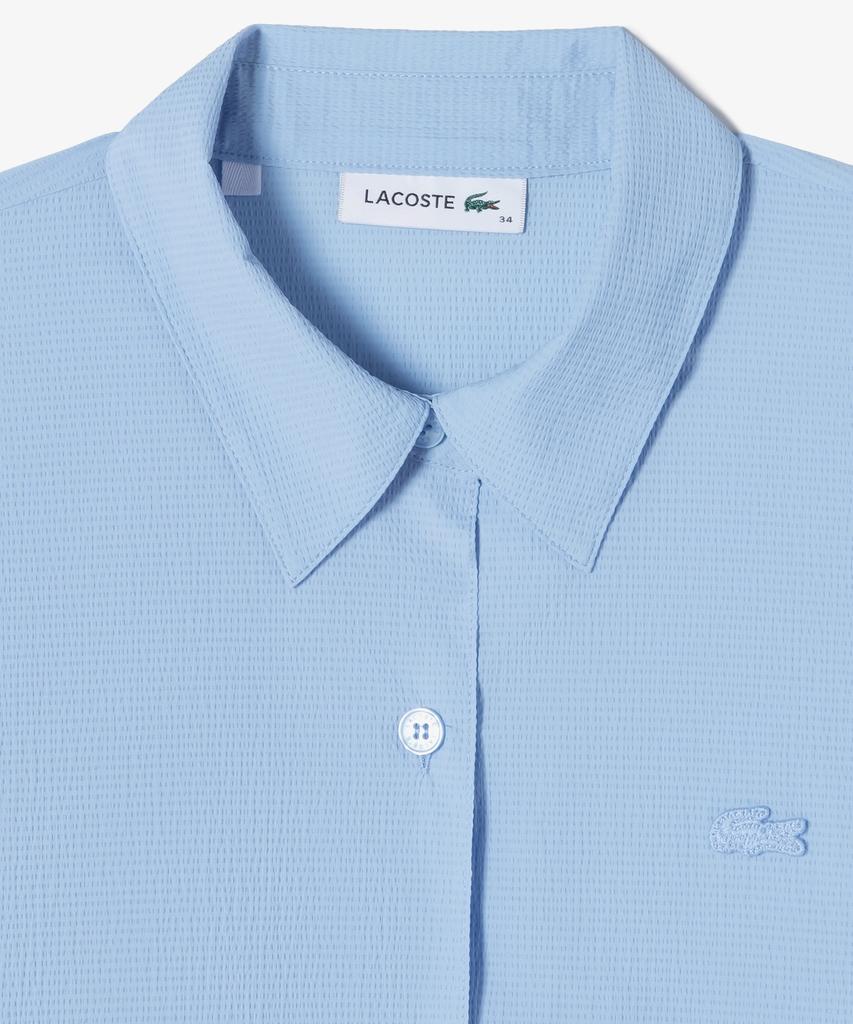 Lacoste Women'S Belted Short Sleeve Shirt Dress Ef306E-56G Aey