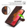 For Samsung Galaxy A17 5G Case Leather Wallet Phone Cover with Straw Hat Magnetic Clasp