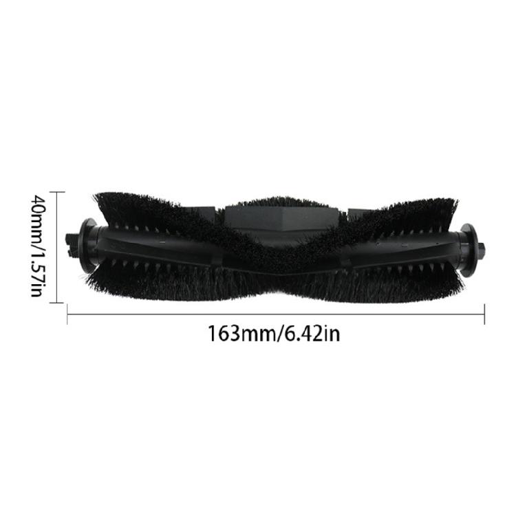 2 PCS Vacuum Cleaner Roller Brush Replacement Part Main Brush for Sweeping Robot