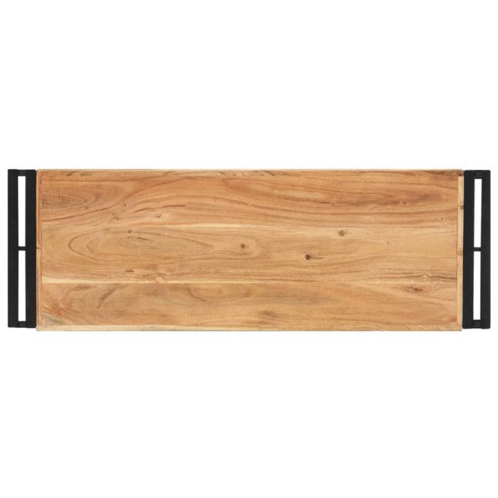 Table Console - VIDAXL - 90x30x75 cm - Bois d'Acacia Massif - Style Classique - Durable