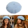 Women Girls Beanie Winter Warm Flat Cap Hat Felt Berets Wool Beret Cap Autumn Beret Hat