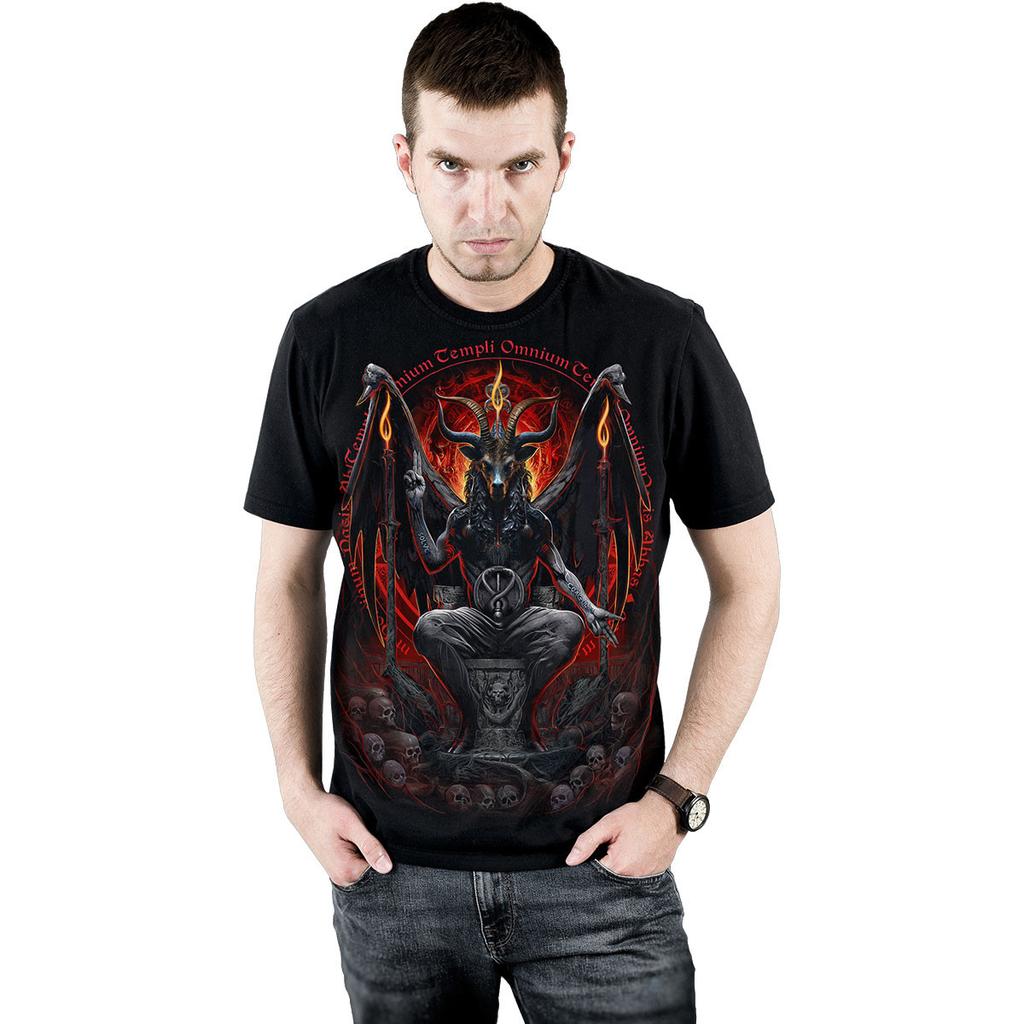 Spiral Direct Unisex Adult Baphomet Back Print T-Shirt