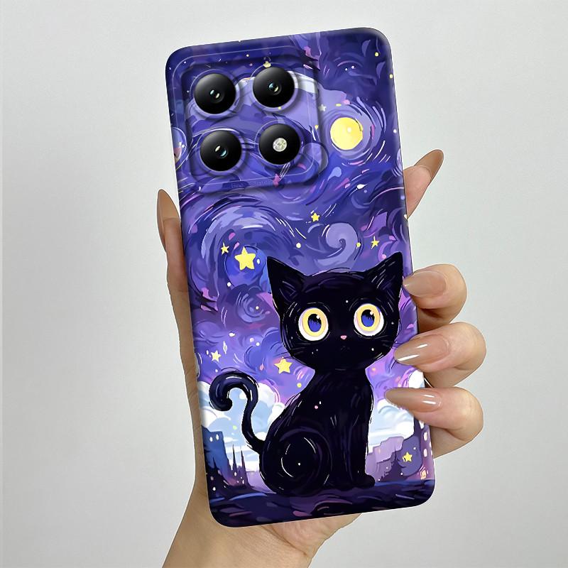 For Xiaomi 14T Pro Phone Case 14Tpro Soft Silicone TPU Sweet Painted Casing Cartoon Printed Shockproof Protective Back Cover